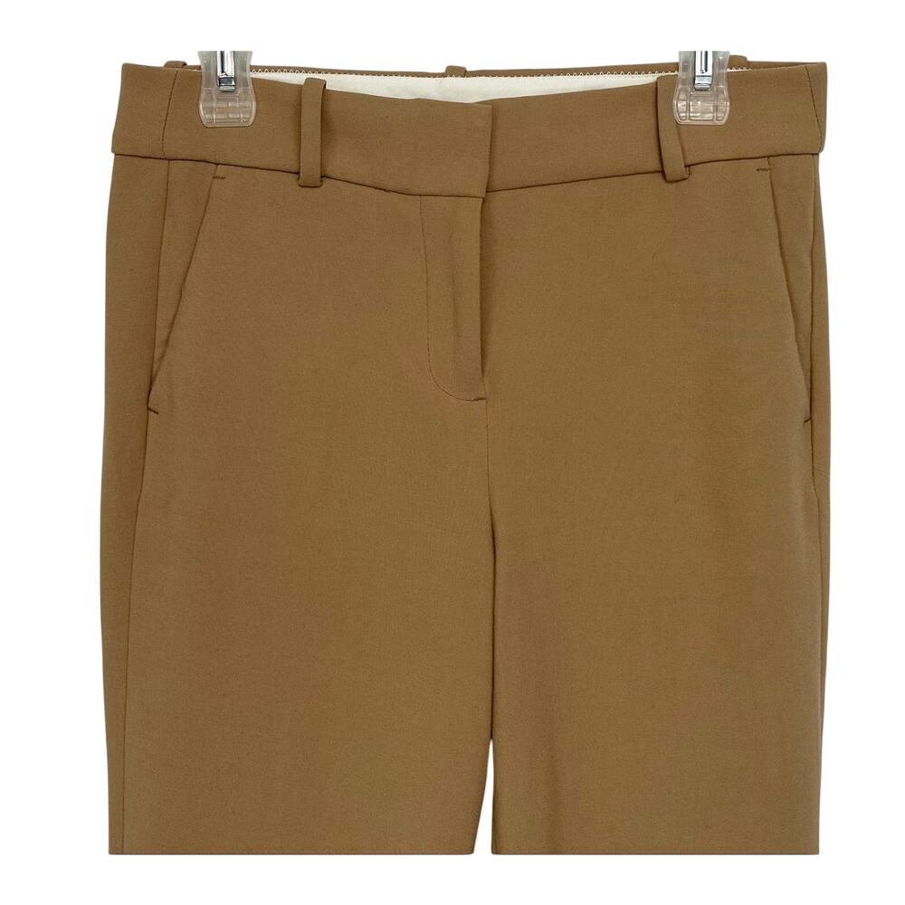 J. Crew Tall Cameron Slim Cropped Pant Four Season Stretch Tan G9062 Size 4T - Picture 5 of 12